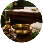 Basti therapy herbal oil preparation