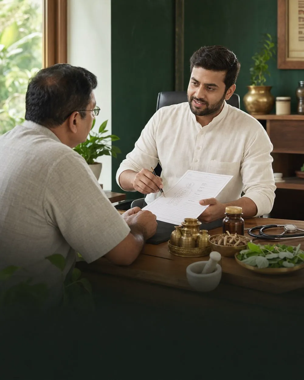 Ayurvedic chronic disease follow-up consultation