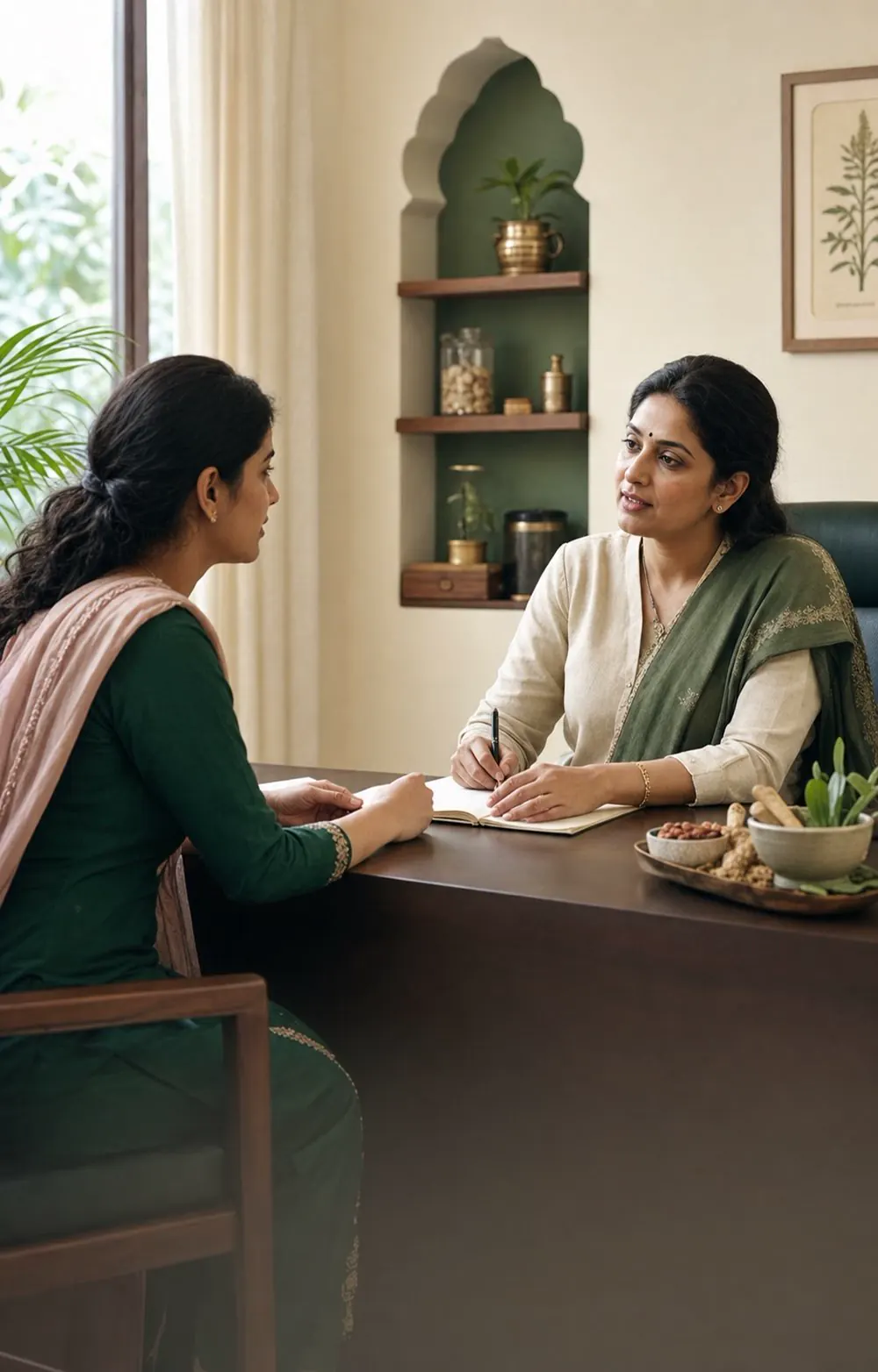 Private women's Ayurvedic health consultation